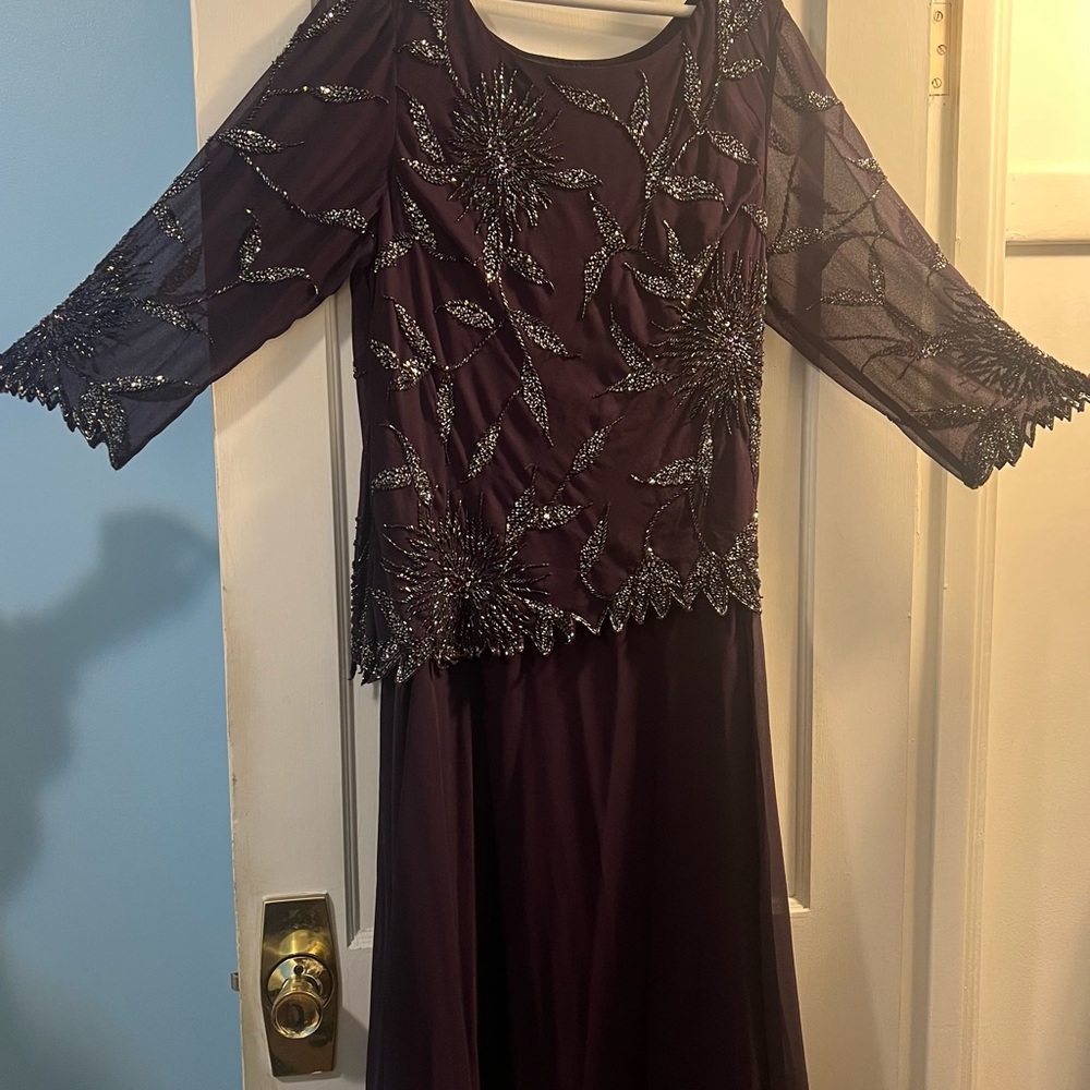 Elegant Purple Evening Dress